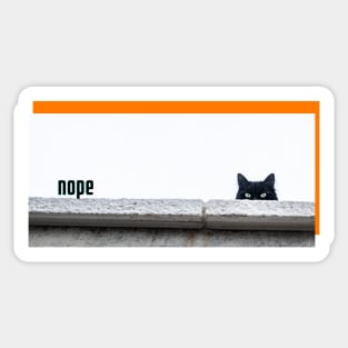 Nope Sticker